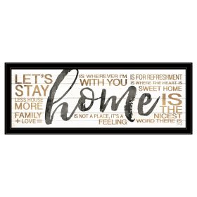 Black Framed "Home" by Marla Rae