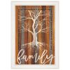 White Framed "Family Roots" by Marla Rae