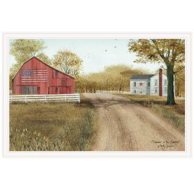 White Framed "Summer in the Country" by Billy Jacobs
