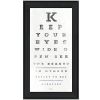 Black Frame "Eye Chart II" by Marla Rae