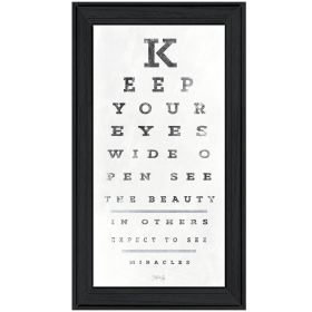 Black Frame "Eye Chart II" by Marla Rae