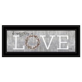 Black Framed "Love - Do Everything in Love" by Marla Rae