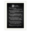 White Framed "Believe" By Trendy Decor4U