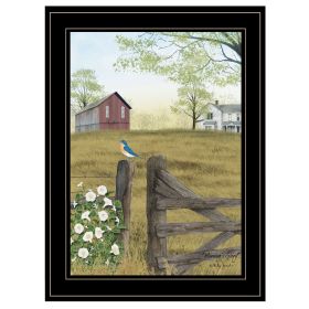 Black Frame Trendy Decor 4U "Morning's Glory", by Billy Jacobs