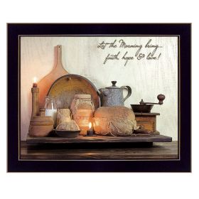 Black Framed "Faith, Hope and Love" By Susan Boyer