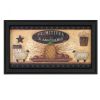 Black Framed "Primitive and Antiques Shelves" By Pam Britton