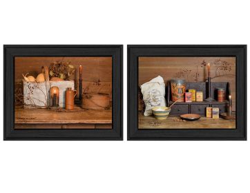 Black Framed "Baking Supplies Collection"  By Billy Jacobs