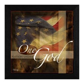 Black Framed "One Nation Under God" By Marla Rae