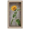 Beige Framed "Sunflower II" By Lori Deiter,  Ready To Hang