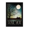 Black Framed "Love You Farm" By Marla Rae, Ready To Hang