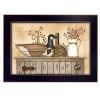 Black Framed "Duck and Berry Still Life" By Linda Spivey