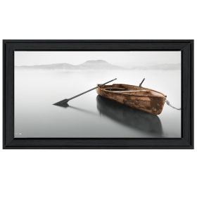 Black Framed "Solitude" by Moises Levy, Ready to hang