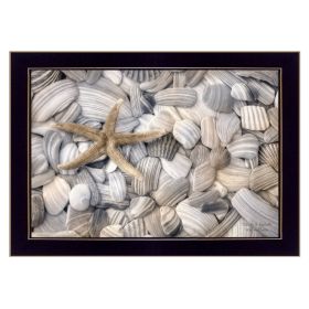 Black Framed "Starfish and Seashell" By Lori Deiter