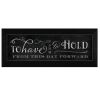 Black Frame "To Have and To Hold" By Mollie B., printed wall art