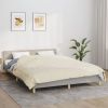 Weighted Blanket Light Cream 86.6"x92.5" 33.1 lb Fabric