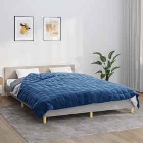 Weighted Blanket Blue 86.6" x 94.5" 33.1 lb Fabric