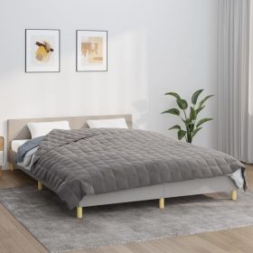 Weighted Blanket Gray 86.6"x90.6" 33.1 lb Fabric