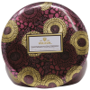 Voluspa Santiago Huckleberry 3 Wick, in Decorative Tin 12 oz