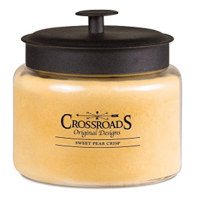 Crossroads Original Designs sweet pear crisp scented 4-wick candle, 64 oz