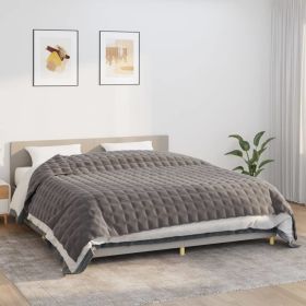 Weighted Blanket Gray 86.6"x102.4" 33.1 lb Fabric