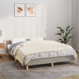 Weighted Blanket Light Cream 53.1"x78.7" 13.2 lb Fabric