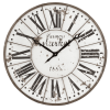 Aspire Home Accents Monroy Rustic Farmhouse 24" Clock