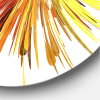 Designart 'Color Explosion ' Modern wall clock 23"