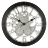 Westclox 16" Brown/Bronze Gears Analog QA Wall Clock