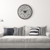 Gray La Crosse 20" Antique Contemporary Quartz Analog Clock