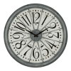 Gray La Crosse 20" Antique Contemporary Quartz Analog Clock