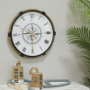 DecMode Stainless Steel Nautical, Printed Compass Arabic 20"