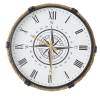 DecMode Stainless Steel Nautical, Printed Compass Arabic 20"