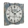 Stonebriar 15.7" Blue Analog Square Farmhouse, Battery