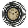 Black La Crosse 20" Covington Contemporary Analog Clock