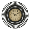 Black La Crosse 20" Covington Contemporary Analog Clock