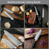 McCook 15pc Stainless Forged Knife, Triple Rivet, Knife Block