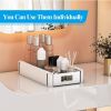 White 2-layer Drawer Cabinet For Bathroom, Kitchen, etc., 2pc