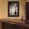 Black Frame "Moody Gray Wine Glass Still Life" by Bluebird Barn