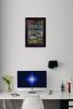 Black Framed "The Lords Prayer" By Marla Rae, Ready To Hang
