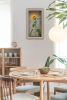 Beige Framed "Sunflower II" By Lori Deiter,  Ready To Hang