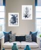 White Framed "Ocean Collection" 2 pc By Stellar Design Studio