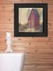 Black Framed "Folk Art Outhouse" By Pam Britton