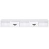 White Home Office Writing Desk with 4 Drawer Study Table