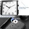 Black Photo Frame Picture Collage,12 picture display Wall Clock