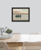 Black Framed "Fishing" by Bonnie Mohr, Ready to Hang