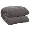 Weighted Blanket Gray 86.6"x94.5" 24.3 lb Fabric