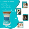 Sea Salt Scented Candles for Home-Jar 3.5 oz-Wooden Wick
