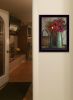 Black Framed "Basket and Blossoms" By Susan Boyer