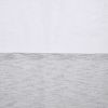 White and Grey Dual-colored Curtain Panel (Single) 52" x 84"