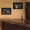 Black Framed "Sports Bar Collection" 2-Piece By Debbie DeWitt